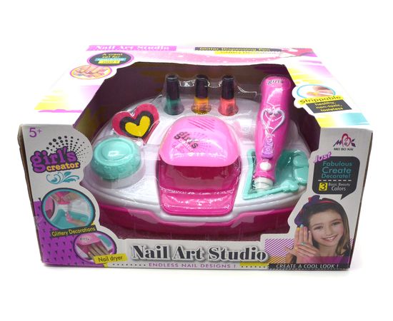 

Большой маникюрный детский набор для девочек с сушкой - Nail Art Studio