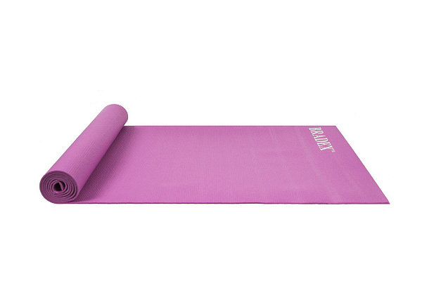 Коврик для йоги 173*61*0,3, розовый