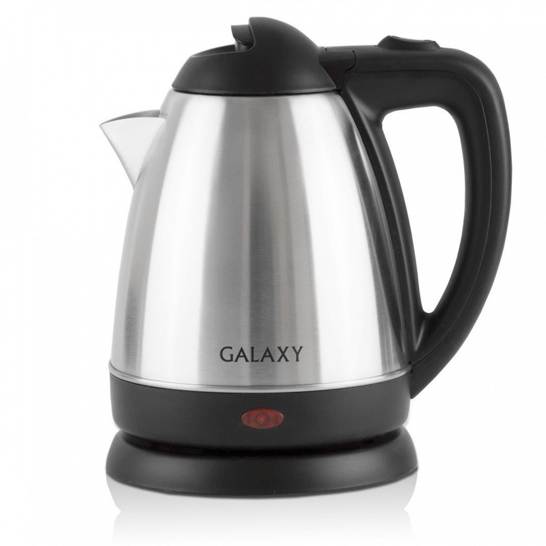 фото Чайник электрический galaxy gl 0317 (6) 1200 вт, нержавейка, 1,2л, скрытый нагревательный элемент