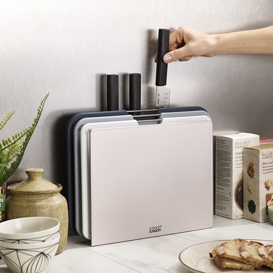 фото Набор разделочных досок с ножами nest plus silver