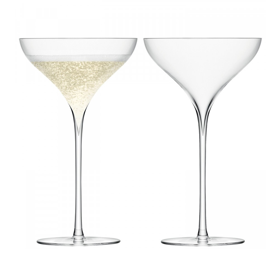 

LSA Набор бокалов Savoy champagne saucer SA06 2 шт 250 мл прозрачный