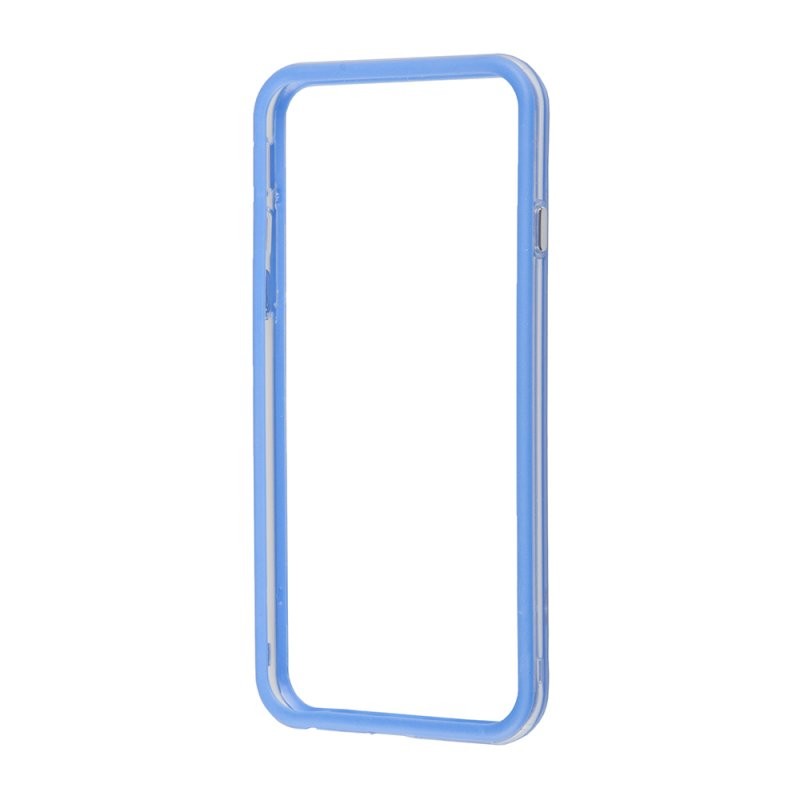 

Чехол/накладка «LP» Bumpers для iPhone 6/6s (синий/прозрачный) блистер