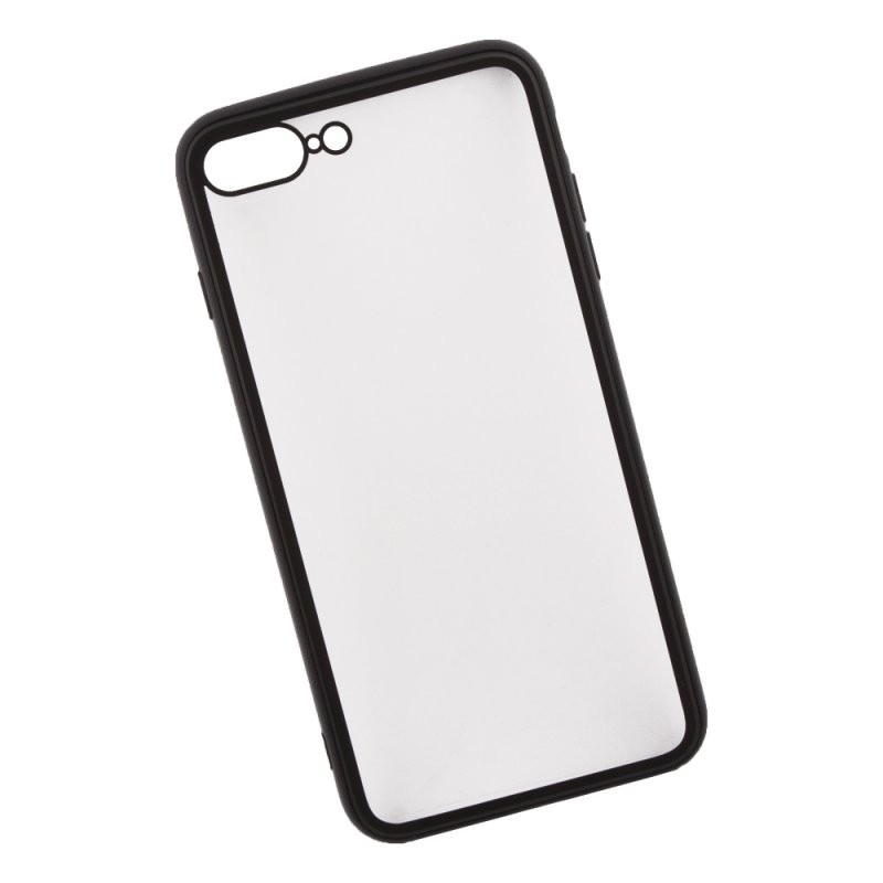 

Защитная крышка «LP» для iPhone 7 Plus/8 Plus «Glass Case» с черной рамкой (прозр. стекло/коробка)