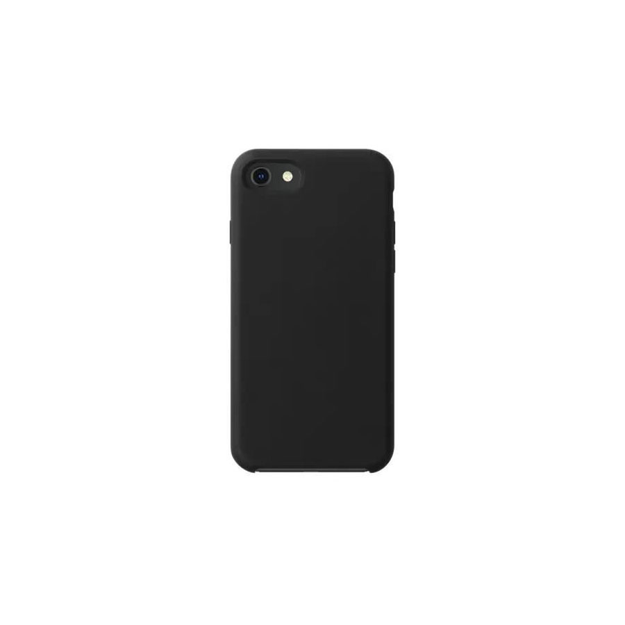 

Чехол Liquid Silicone Case для Apple iPhone SE (2020)/7/8, черный, картон, Deppa