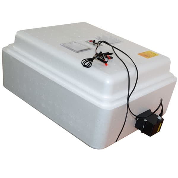 Инкубатор - Несушка, 63 яйца, 220В/12B, автоматический поворот, аналоговый терморегулятор, цифровой индикатор температуры (арт. 75) от MELEON