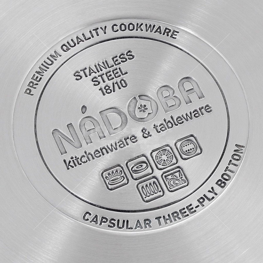 фото Набор посуды nadoba olina 726419 8 пр. серебристый/черный