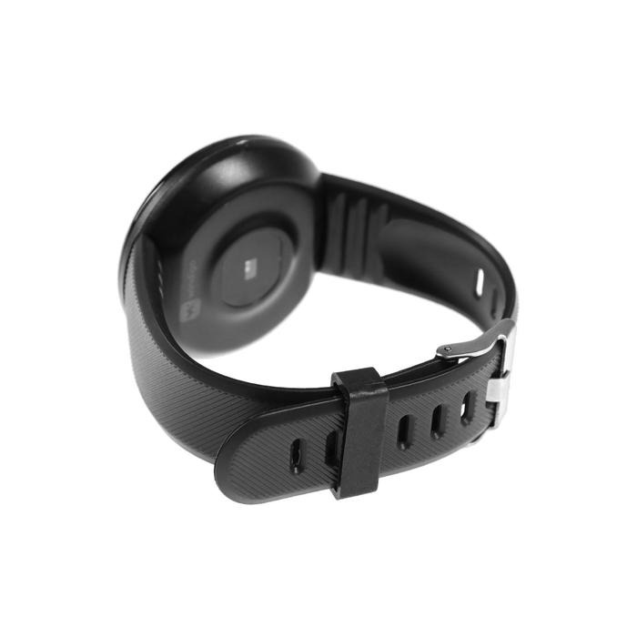 фото Смарт-часы windigo am-5, 1.3, цветной дисплей, сенсор, пульсометр, шагомер, 90 мач, черный