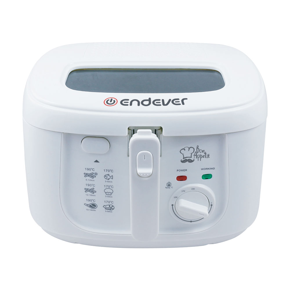 Фритюрница электрическая Endever Skyline 111-FR, белый Фритюрница электрическая Endever Skyline 111-FR, белый