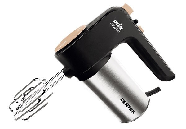 

Миксер Centek CT-1123 (Beige) 800Вт, 6 скоростей +турбо, взбивание/замешивание