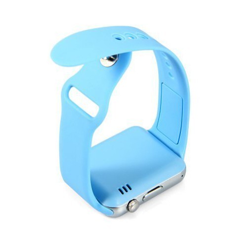 Умные часы Smart Watch A1 Серебро Голубой ремешок