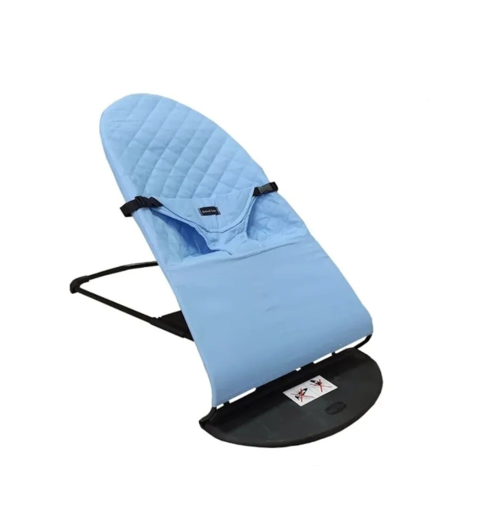 Кресло-шезлонг для новорожденных, голубой от MELEON