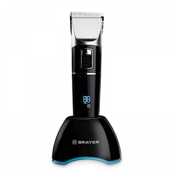 

Машинка для стрижки Brayer BR3402, LED-дисплей, 4 насадки