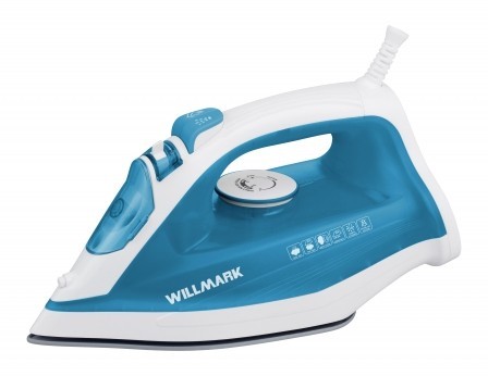 Купить Утюг WILLMARK SI-2405C (2400Вт, кер. под., 320мл, анти-накипь, анти-кап.,очист.,пар удар)