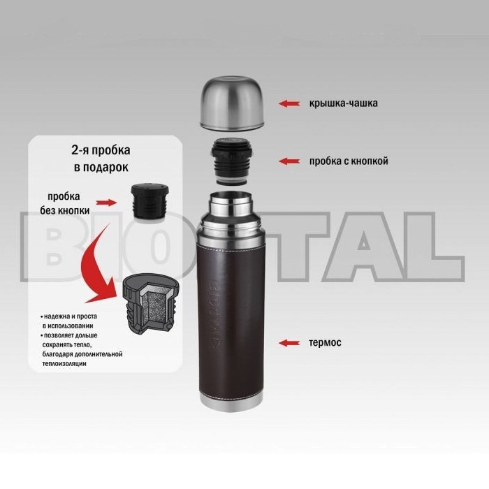 фото Термос 0,5 л. biostal-охота 500nyp-p nyp-500-p