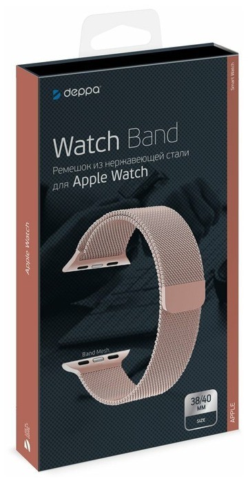  Deppa Band Mesh  Apple Watch 38/40 mm,  