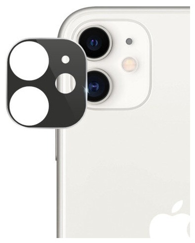 

Защитное стекло Camera Glass для камеры Apple iPhone 11, серебристый, Deppa