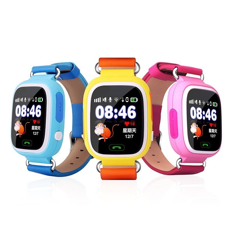 Smart Baby Watch Q80 - умные детские часы с GPS Оранжевый