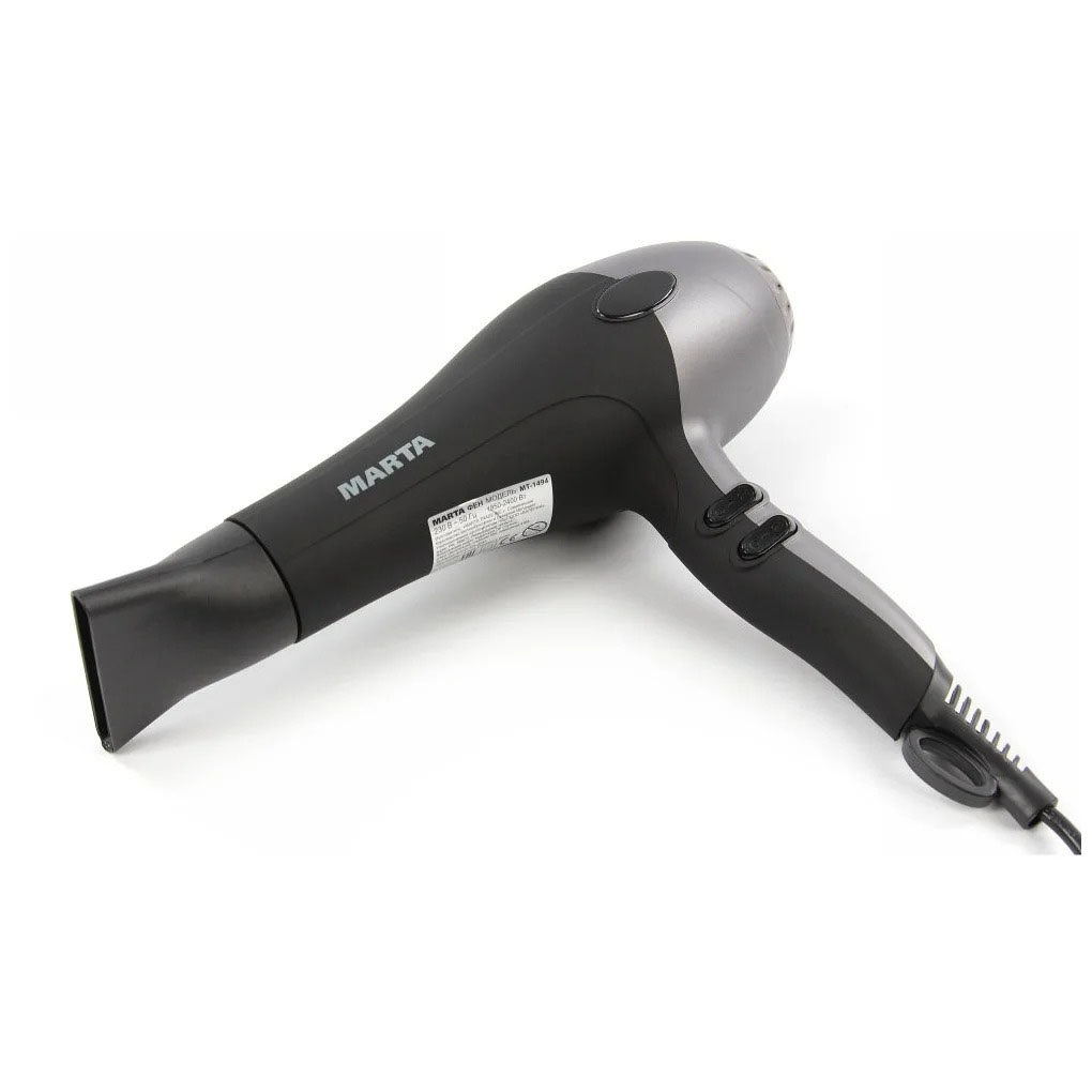 Фен MARTA MT-1494 серебряный агат