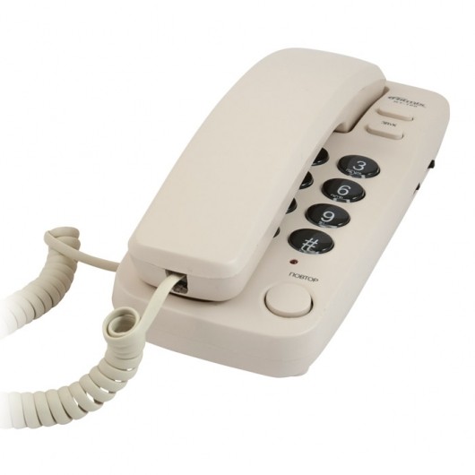 

Телефон проводной RITMIX RT-100 ivory