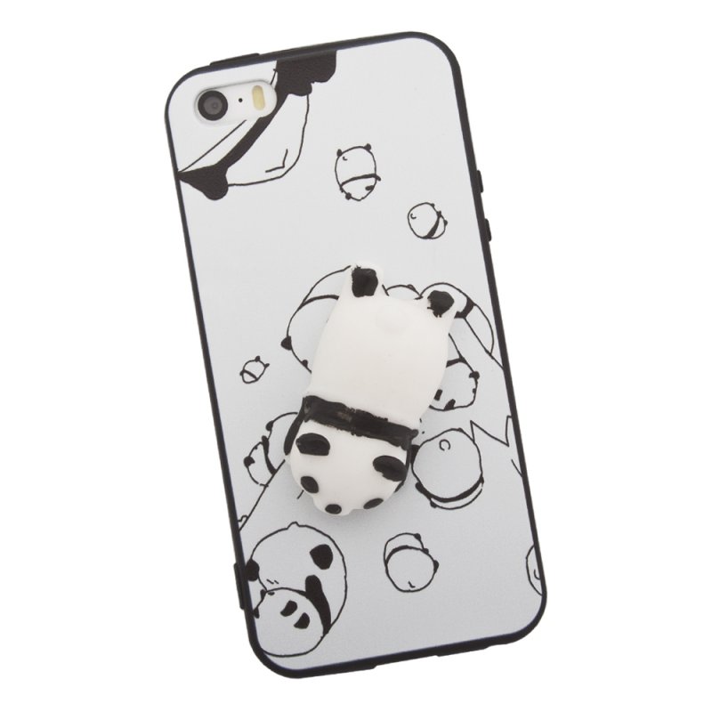 

Защитная крышка «LP» для iPhone 5/5s/SE Мягкий Панда катится с горки (европакет)