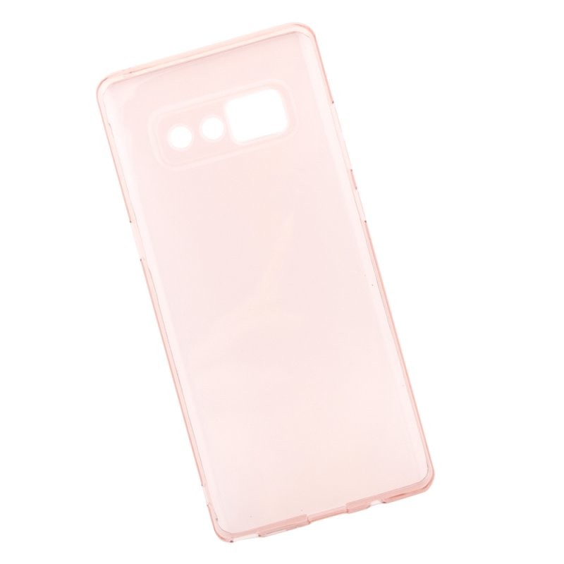 

Силиконовый чехол «LP» для Samsung Note 8 TPU (розовый прозрачный) европакет