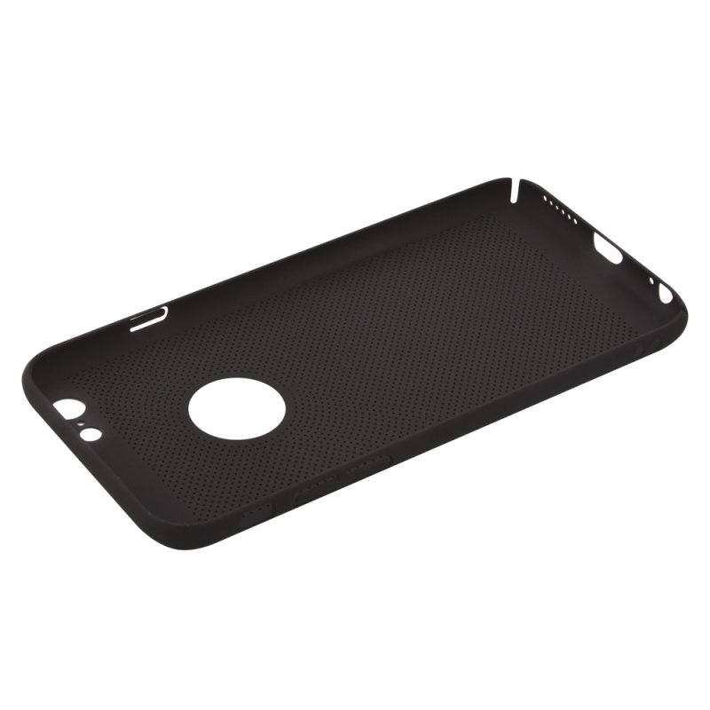 фото Защитная крышка «lp» для iphone 6/6s «сетка» soft touch (черная) европакет