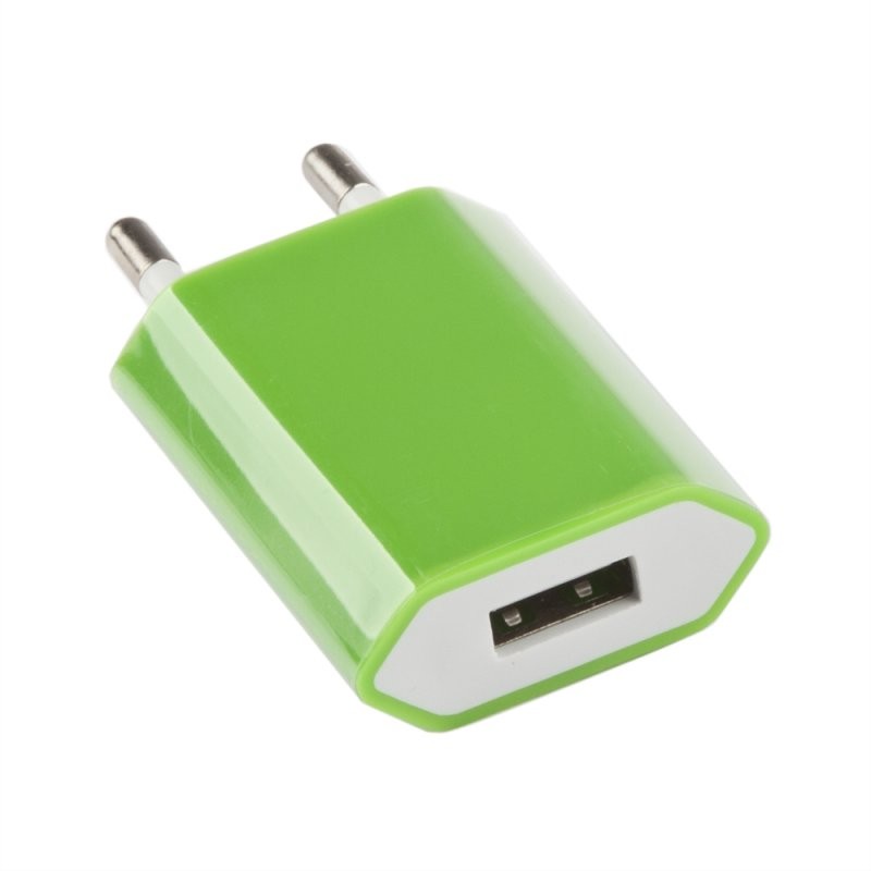 

СЗУ «LP» с USB выходом 1А (зеленый/коробка)