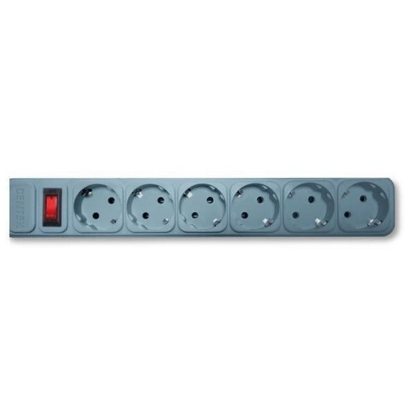 

Сетевой фильтр Centek СТ-8901-6-1,8 Gray (серый) 6 розеток, 1,8 м, ДВОЙНАЯ ЗАЩИТА, макс до 2200 Вт