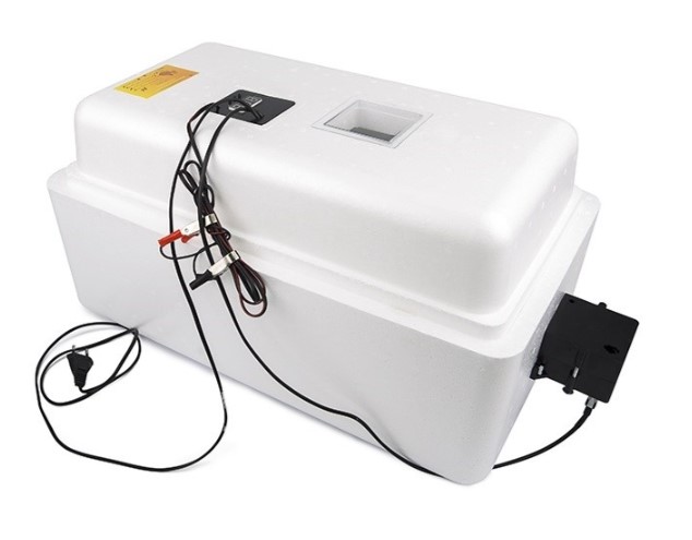 Инкубатор с цифровым терморегулятором 36 яиц автопереворот 12В вентилятор арт.45в от MELEON