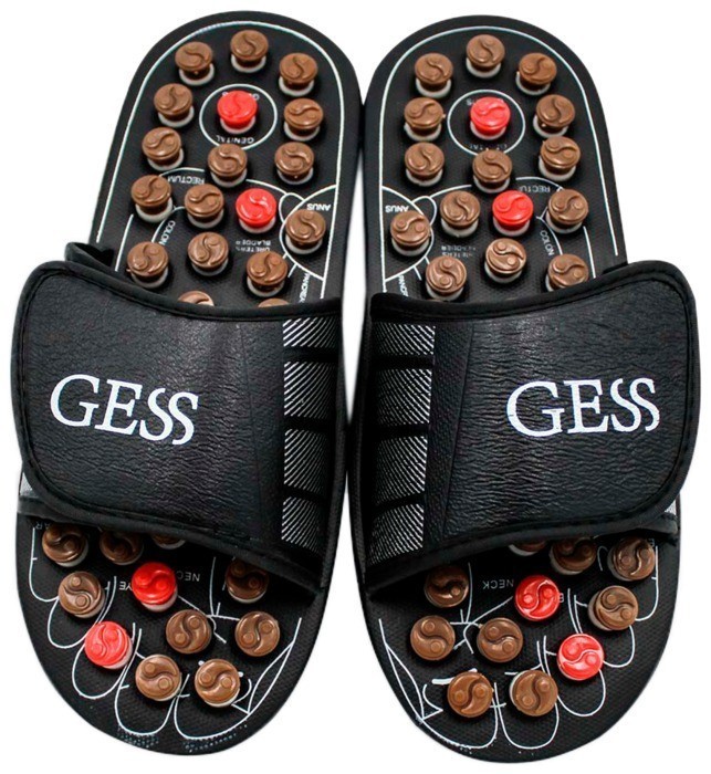 фото Массажер gess массажные тапочки ufoot (xl 44-45), gess-204 xl черный