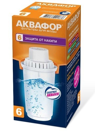 Кассета Аквафор В6 (В100-6) для жесткой воды