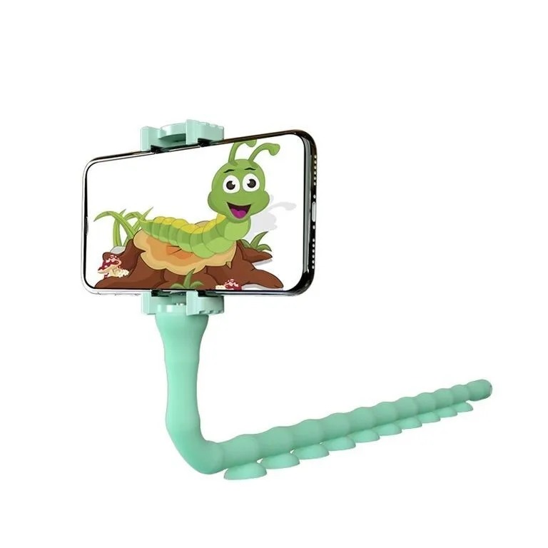 

Держатель для телефона Clip cute worm lazy holder, мятный