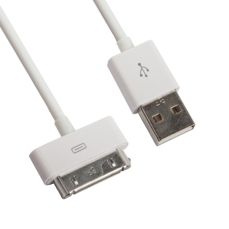 

USB кабель «LP» для Apple iPhone/iPad 30 pin (белый/коробка)