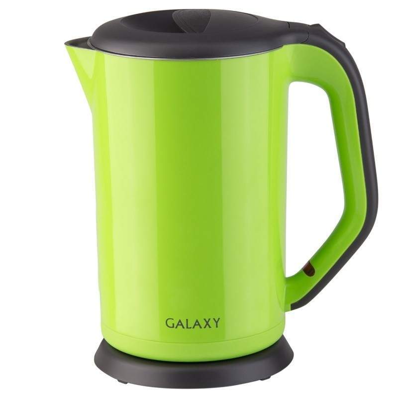 

Чайник электрический Galaxy GL 0318, 2000 Вт, ЗЕЛЕНЫЙ 1,7л, скрытый нагревгревательный элемент