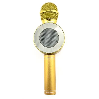 

Беспроводной Bluetooth караоке микрофон Wster WS-668, золото