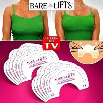 Наклейки для груди «невидимый бюстгальтер» Bare Lifts от MELEON