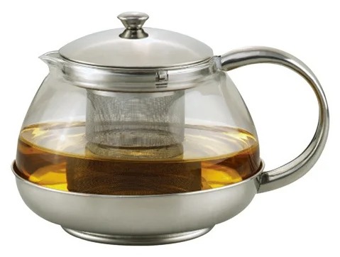 Kelli Заварочный чайник KL-3026 800 мл, прозрачный