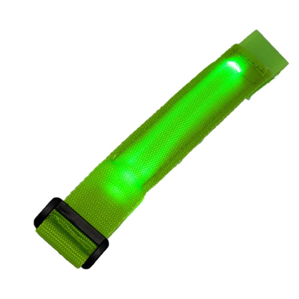 фото Сигнальный светодиодный браслет, зеленый