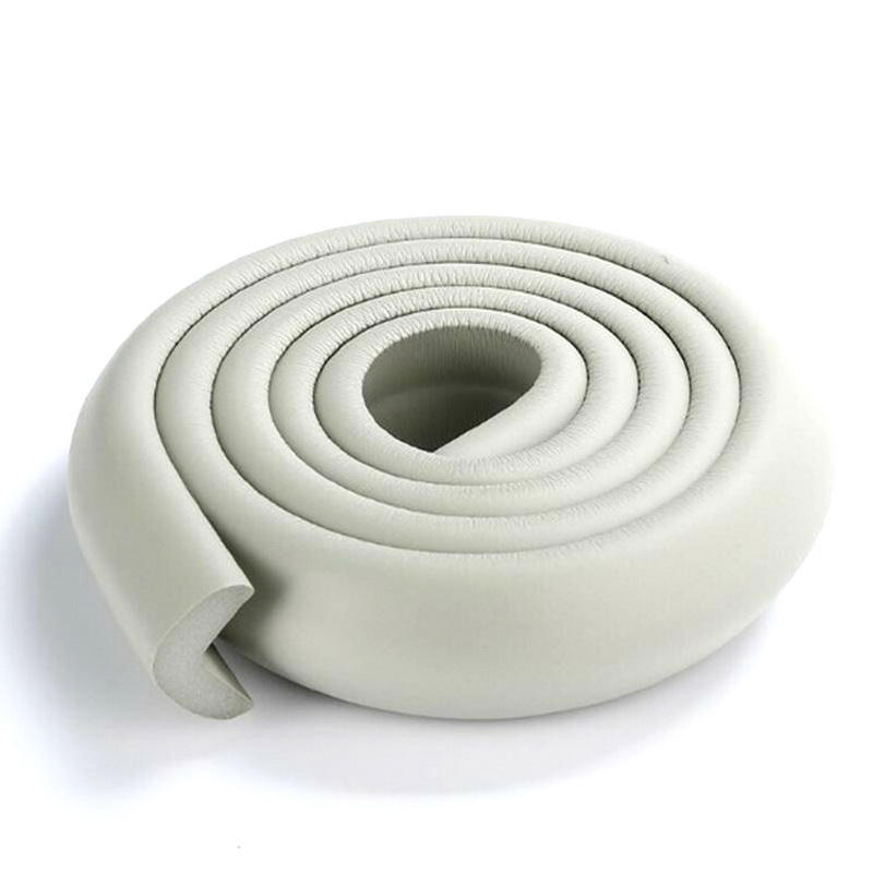 Мягкая защита на края мебели и углы Protective Stripe Beideli, 200х5х1 см, серый