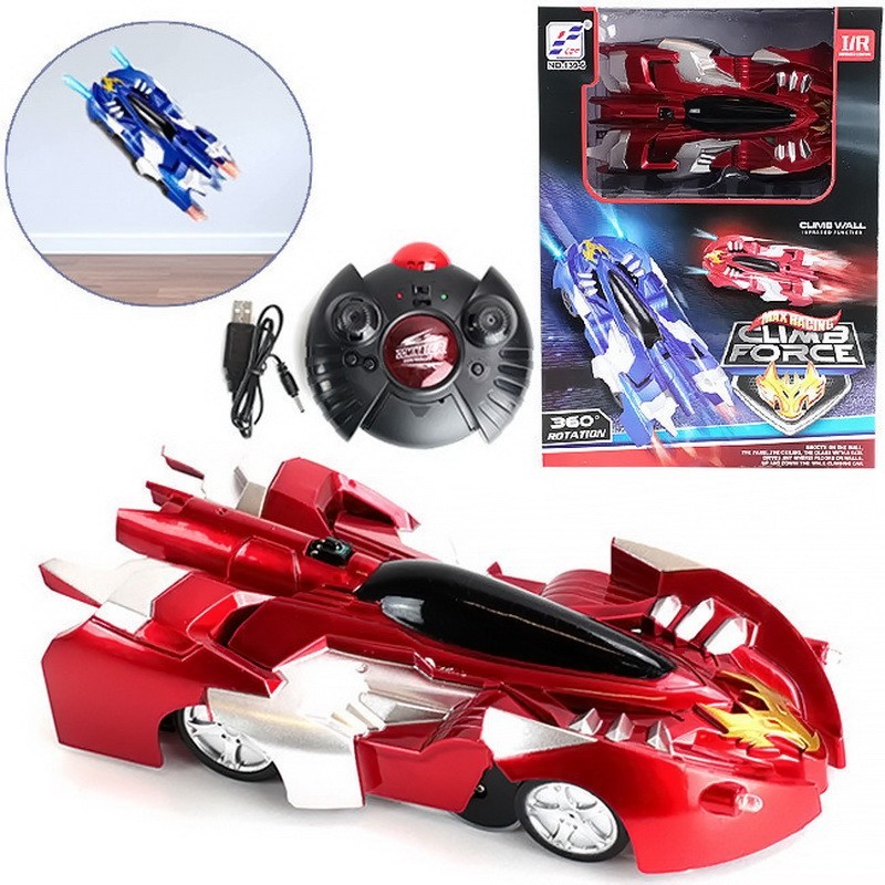 Антигравитационная машинка Wall Racer, красный Антигравитационная машинка Wall Racer, красный