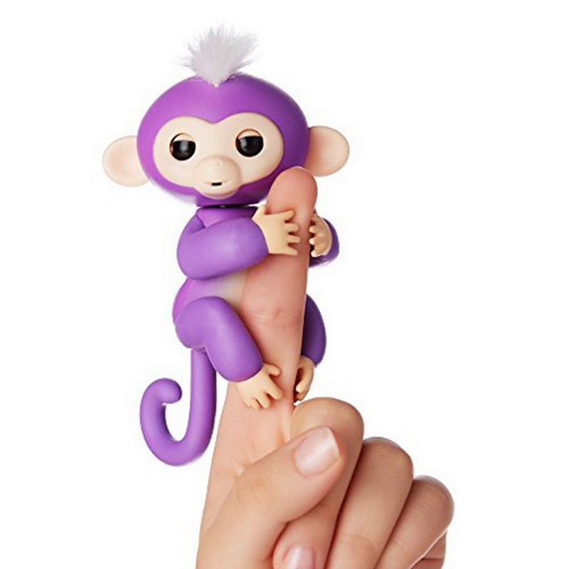 Интерактивная обезьянка Fingerlings Baby Monkey, Фиолетовый