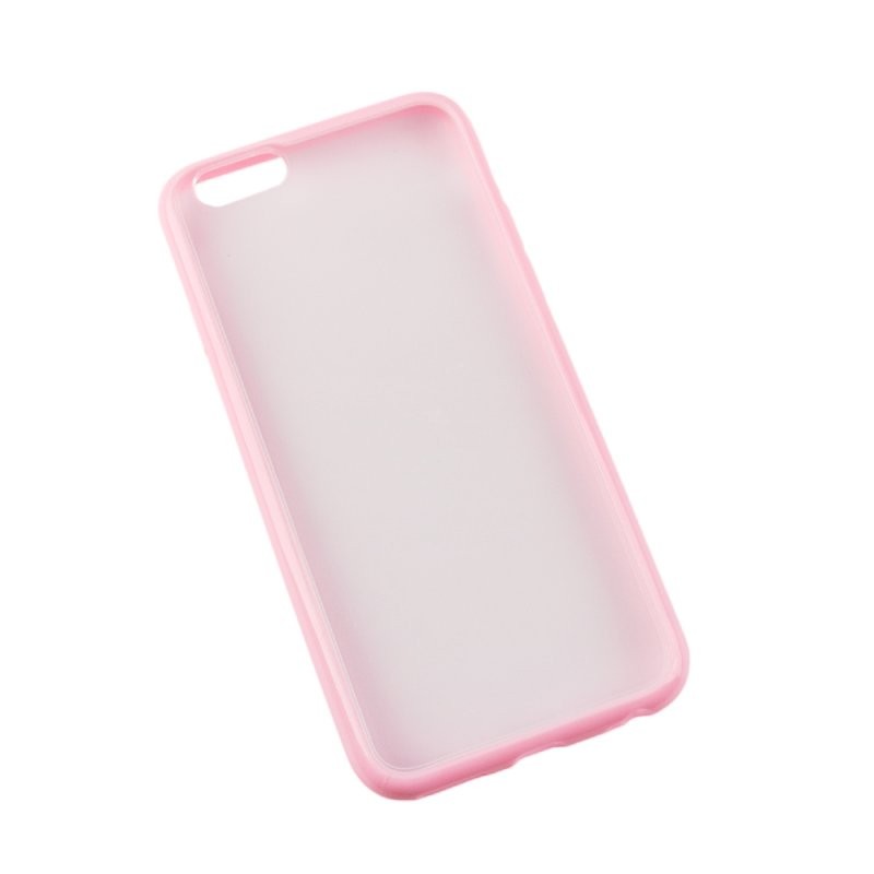 

Защитная крышка «LP» для iPhone 6/6s (розовая/матовая задняя часть) коробка