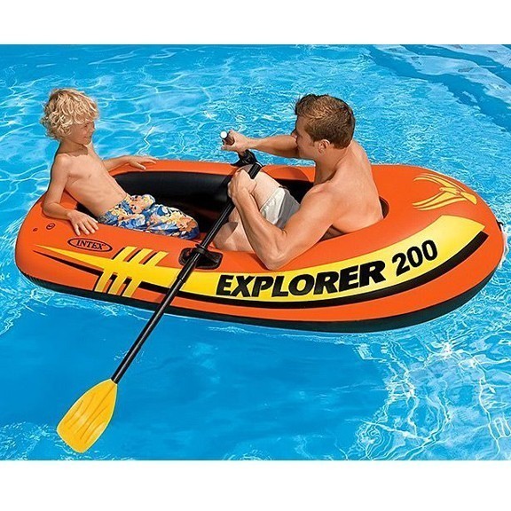 фото Лодка explorer 200 двухместная до 95 кг, 185х94х41 см, от 6 лет