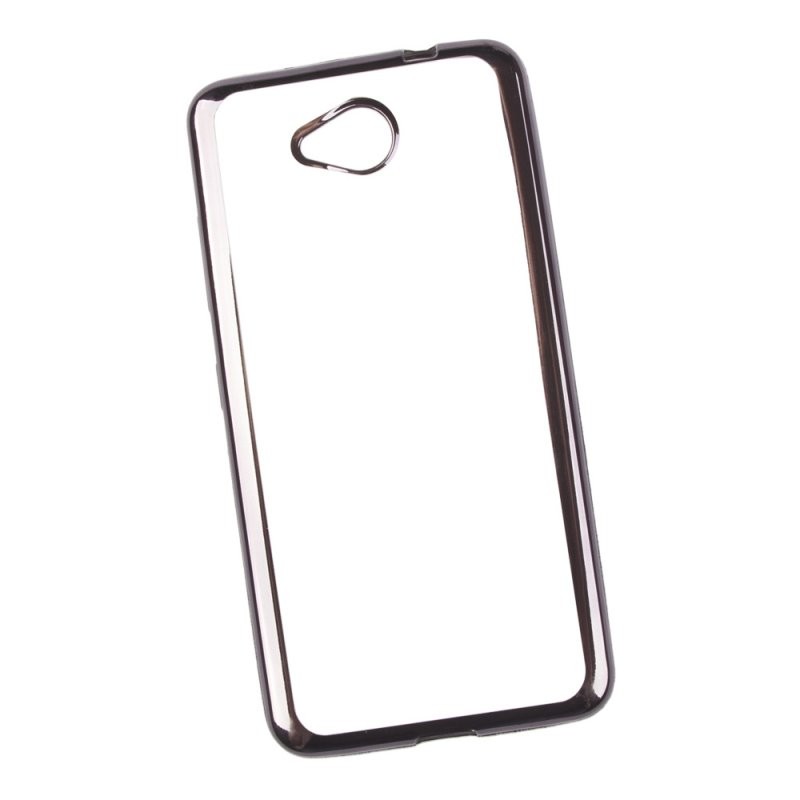 

Силиконовый чехол «LP» для Nokia Lumia 650 TPU (прозрачный с черной хром рамкой)