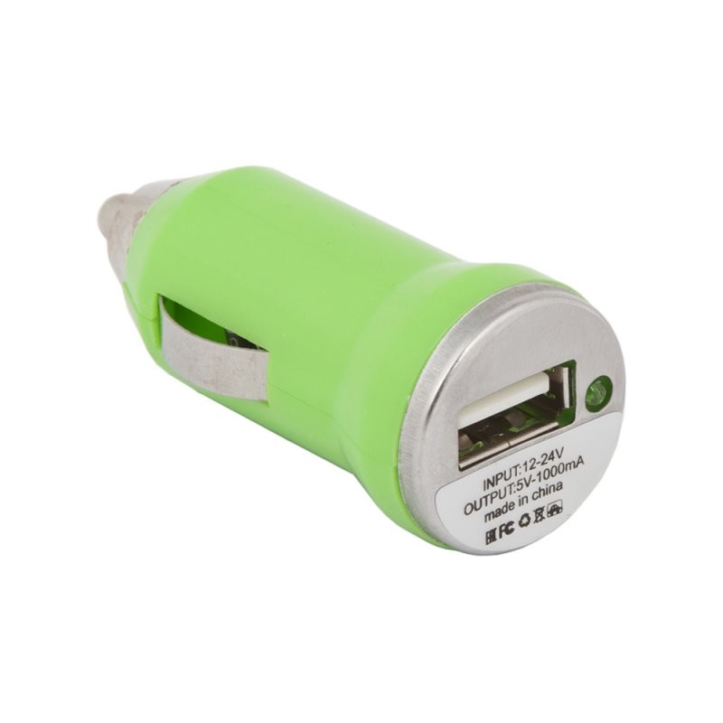 

АЗУ «LP» с USB выходом 1А (зеленый/коробка)