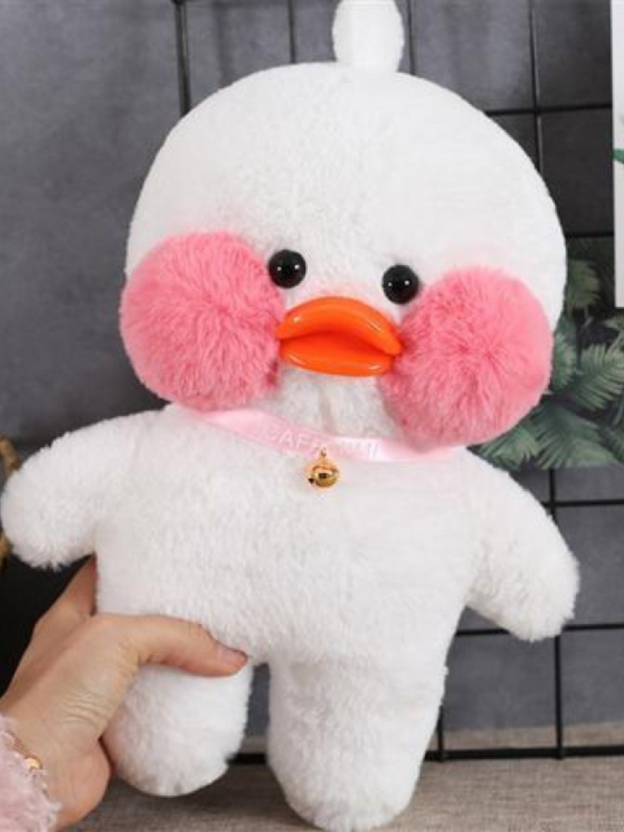 Мягкая игрушка - уточка Lalafanfan Duck, белая от MELEON