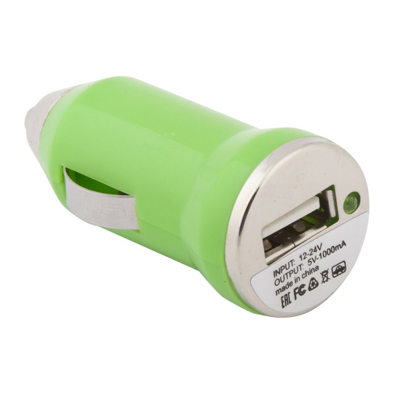 

АЗУ «LP» с USB выходом 1А (зеленый/европакет)