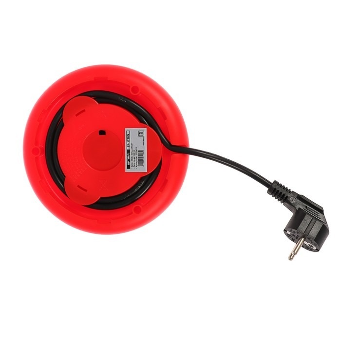 фото Чайник optima ek-1718g, красный