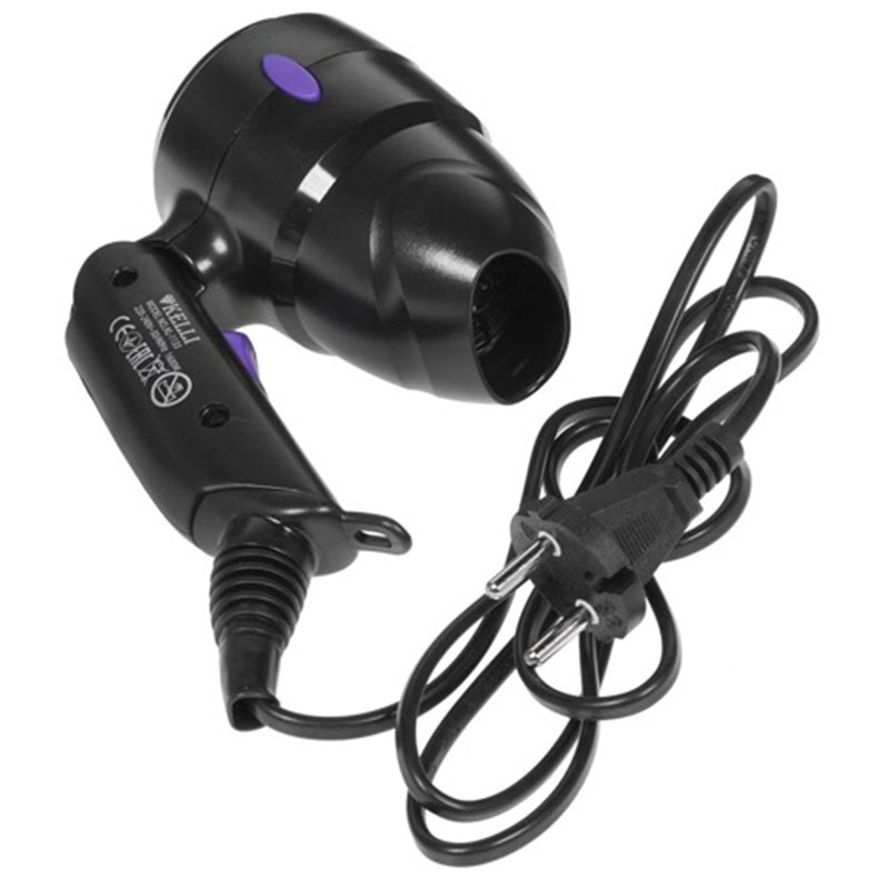 Фен Kelli KL-1133 черныйфиолетовый