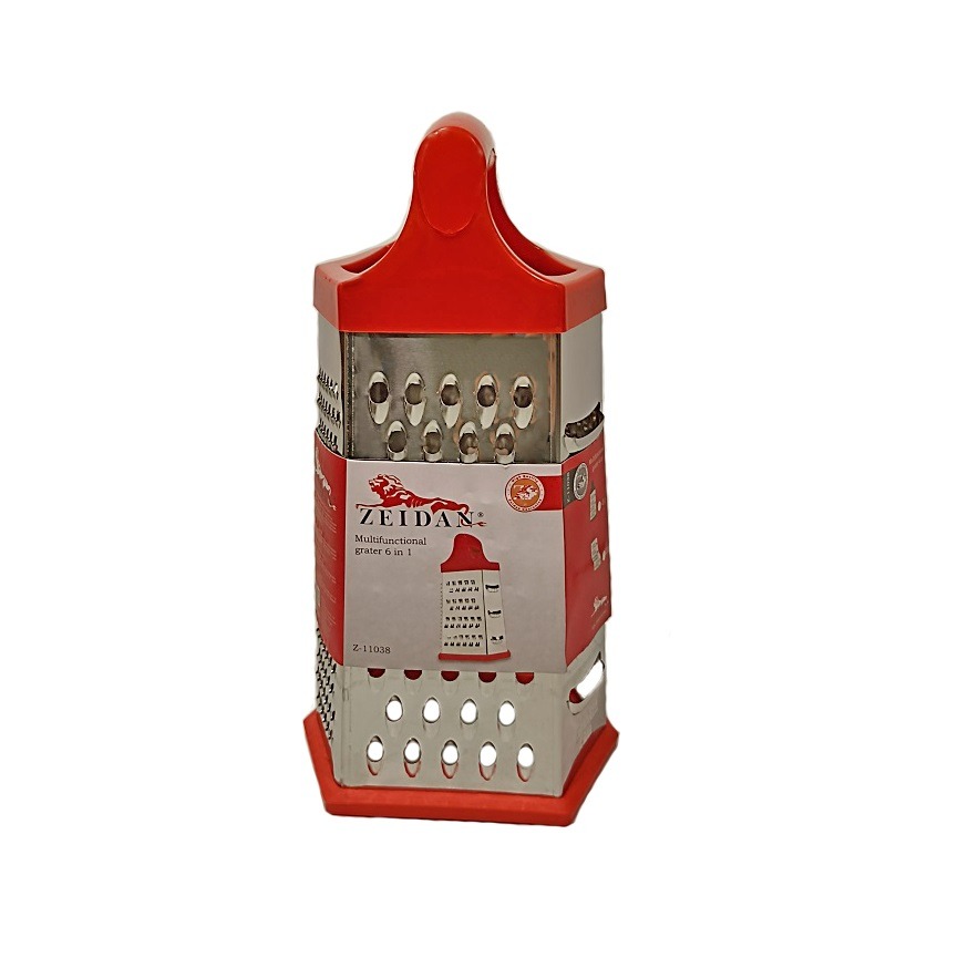

Терка Zeidan Z-11038 Красная 6в1 23см Многофунциональная